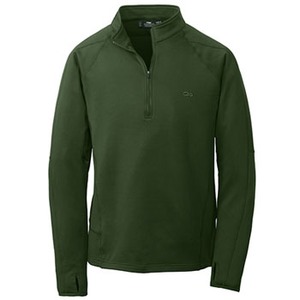 OR（アウトドアリサーチ） ラディアント Lt ZIP トップ Men's L EVERGREEN