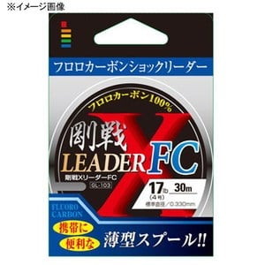 ゴーセン（GOSEN） 剛戦XリーダーFC 30M 24lb（6号） ナチュラル