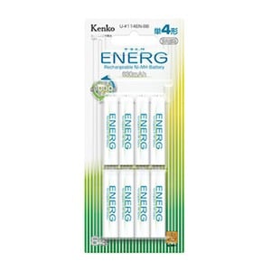 Kenko（ケンコー） ニッケル水素充電池 ENERG 単4形×8本パック U-＃114EN-8B