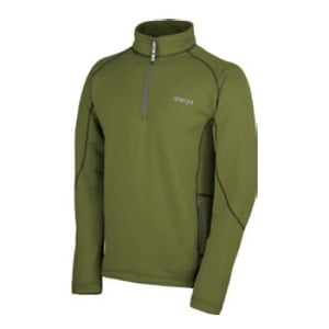 sherpa（シェルパ） ドルジークォータージップ Men's L gokarna green