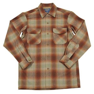 PENDLETON（ペンドルトン） ボードシャツ Men's XS ブラウングリーンオンブレー