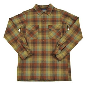 PENDLETON（ペンドルトン） ボードシャツ Men's XS グリーンブラウンチェック