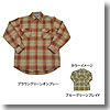 フィールドシャツ Men's M ブルーグリーンプレイド