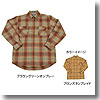 フィールドシャツ Men's S ブロンズタンプレイド