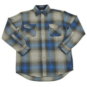 PENDLETON（ペンドルトン） フィールドシャツ Men's S ブルースレートオンブレー