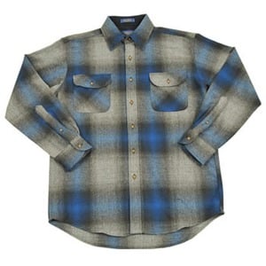 PENDLETON（ペンドルトン） フィールドシャツ Men's L ブルースレートオンブレー