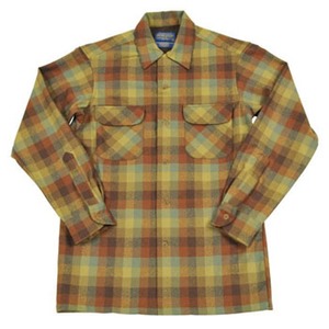 PENDLETON（ペンドルトン） ライダーシャツ Men's XXS グリーンブラウンチェック