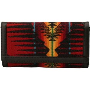 PENDLETON（ペンドルトン） チェックブックワレット スカーレット