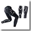 2XU（ツー・タイムズ・ユー） Elite Compression Tights Set Men's XL BLK×STL