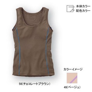 ミズノ（MIZUNO） ドライベクター・タンクトップ（脇汗ガード付） Women's M 49（ベージュ）