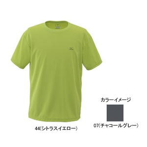 ミズノ（MIZUNO） ドライベクター・ワンポイント半袖Tシャツ Men's XL 07（チャコールグレー）