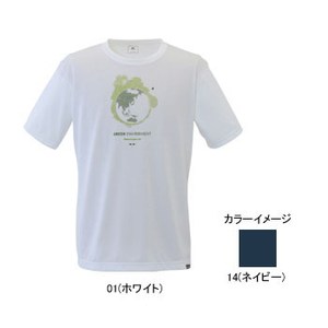 ミズノ（MIZUNO） 73TF341 ECOプリントTシャツ Men's M 14（ネイビー）