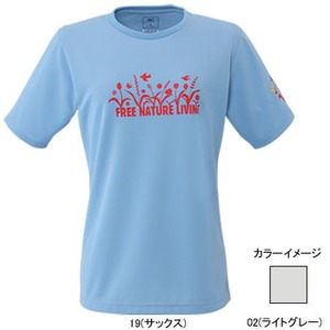 ミズノ（MIZUNO） ドライベクター・プリントTシャツ Women's M 02（ライトグレー）