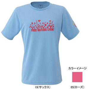 ミズノ（MIZUNO） ドライベクター・プリントTシャツ Women's M 65（ローズ）