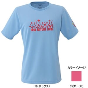 ミズノ（MIZUNO） ドライベクター・プリントTシャツ Women's L 65（ローズ）