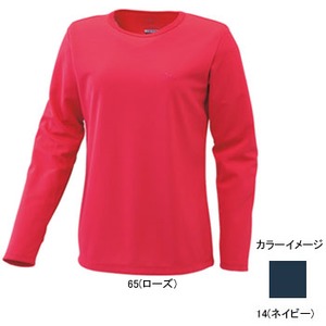 ミズノ（MIZUNO） ドライベクター・ワンポイント長袖Tシャツ Women's M 14（ネイビー）