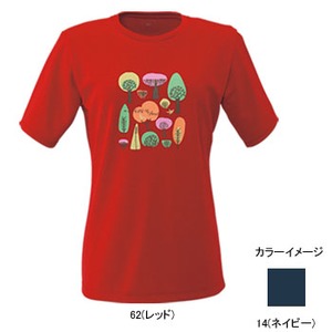 ミズノ（MIZUNO） 73TL312 ブリーズライトプリントTシャツ Women's L 14（ネイビー）