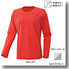 ミズノ（MIZUNO） ブリーズライトメッシュ ボーダー長袖Tシャツ Women's M 02（ライトグレー）