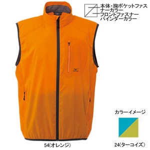 ミズノ（MIZUNO） ライトフレックス・ドライストリームベスト Men's XL 24（ターコイズ）