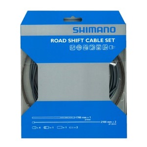 シマノ（SHIMANO/サイクル） PTFE ロード用シフトケーブルセット ハイテク グレー