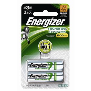 Energizer（エナジャイザー） 単3形充電池（1900mAh）2本入