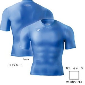 BODYMAKER（ボディメーカー） BM・GEAR1（Vネックハーフスリーブ） XL WH（ホワイト）