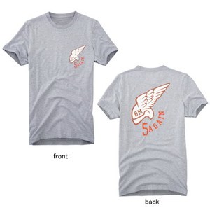 BODYMAKER（ボディメーカー） ストーンウォッシュ加工TシャツC XL GY（グレー）