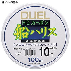 デュエル（DUEL） H.D.カーボン船ハリス 200m 2.5号 クリアー