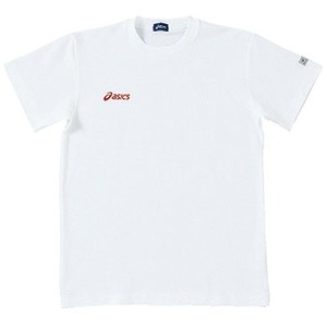 アシックス（asics） OW6106 Tシャツ M 0123（ホワイト×レッド）