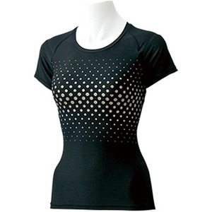 アシックス（asics） 肩バランスアップ（R）Tシャツ Women's M 90（クロ）