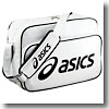 アシックス（asics） エナメルシヨルダーバツグL 27L 0190（ホワイト×ブラック）