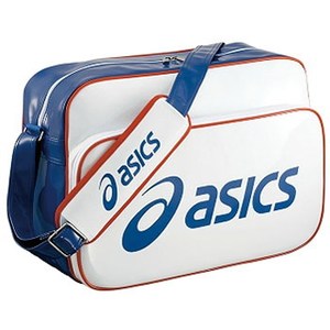 アシックス（asics） エナメルシヨルダーバツグL 27L 4523（ブルー×レッド）