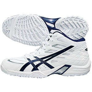 アシックス（asics） GELHOOP（R）V3-Slim 24.0cm 0150（ホワイト×ネイビーブルー）