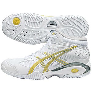 アシックス（asics） LADY GELFLASH3 22.5cm 0104（ホワイト×イエロー）