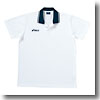 XA6041 ポロTシャツ M 0150（ホワイト×ネイビー）