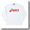 アシックス（asics） XA6047 長袖Tシャツ L 0123（ホワイト×レッド）