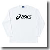 アシックス（asics） XA6047 長袖Tシャツ L 0190（ホワイト×ブラック）