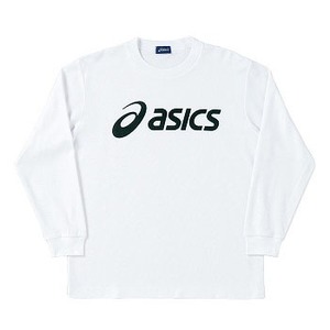 アシックス（asics） XA6047 長袖Tシャツ XO 0190（ホワイト×ブラック）