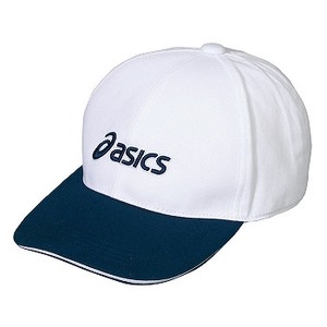 アシックス（asics） キャップ Junior's JL 0150（ホワイト×ネイビー）