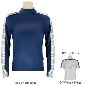 Dale of Norway（ダーレ・オブ・ノルウェイ） ロングスリーブトップ Men's M Off White×indigo