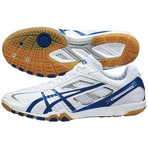 アシックス（asics） アタック（R）EXCOUNTER 22.5cm 142（ホワイト×ブルー）