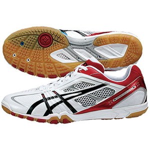 アシックス（asics） アタック（R）EXCOUNTER 23.5cm 123（ホワイト×レッド）