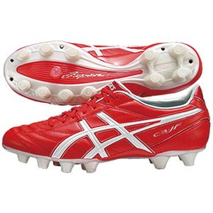 アシックス（asics） C3-JF 24.0cm 2301（レッド×ホワイト）