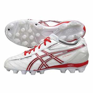 アシックス（asics） DS LIGHT（R）GENIO2 Jr 21.0cm 23（パールホワイト×レッド）