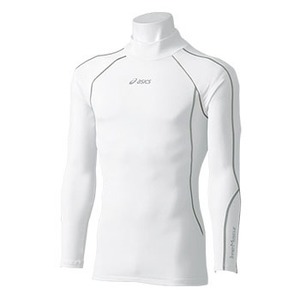 アシックス（asics） XA3013 肩バランスハイネックLSシャツ Men's S 01（ホワイト）