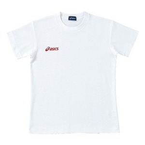 アシックス（asics） XAJ806 Jr.Tシャツ 120 123（ホワイト×レッド）