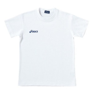 アシックス（asics） XAJ806 Jr.Tシャツ 120 145（ホワイト×ブルー）