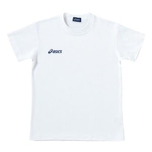 アシックス（asics） XAJ806 Jr.Tシャツ 140 145（ホワイト×ブルー）