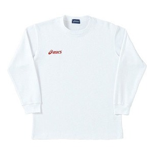 アシックス（asics） Jr.長袖Tシャツ 150 123（ホワイト×レッド）