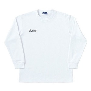 アシックス（asics） Jr.長袖Tシャツ 150 150（ホワイト×ネイビー）